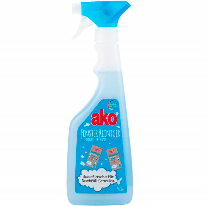 ako Basic bottle for window cleaner refill granulate