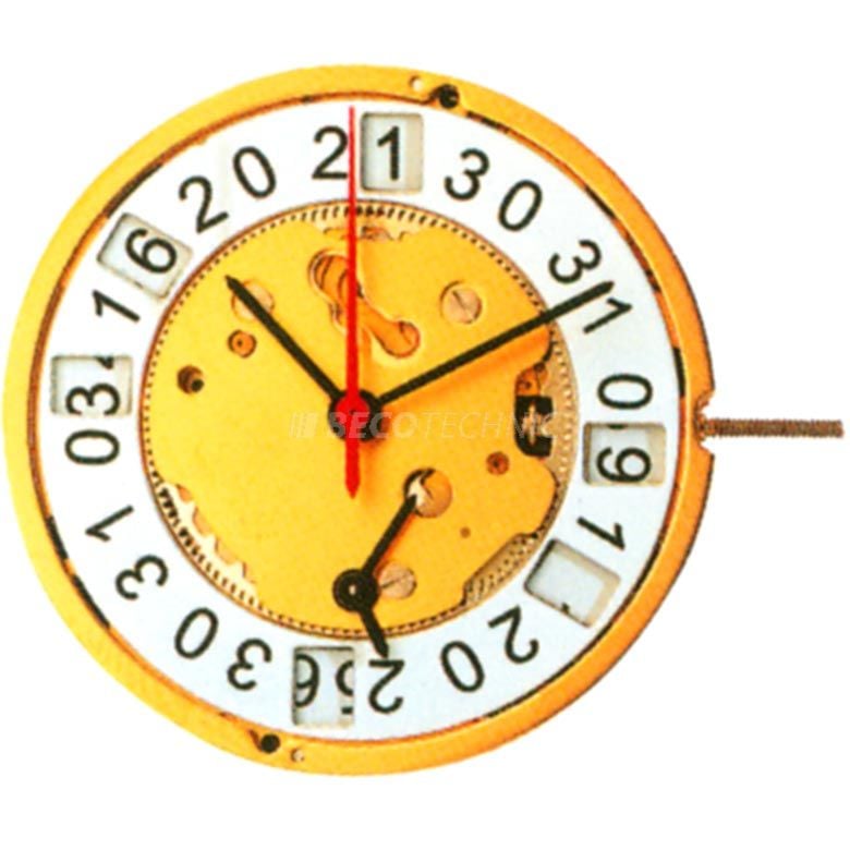 AU-Werk RONDA 5010.B 12 1/2``` SC BIG DATE12 DUAL TIME Quarz(395)