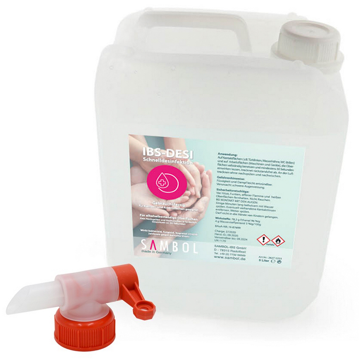 IBS-DESI voor oppervlaktedesinfectie, container, 5000 ml