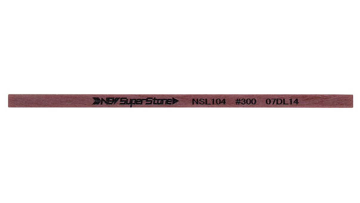 Ceramic fiber file, flat, 300 grit, 1 x 4 x 100 mm, light brown