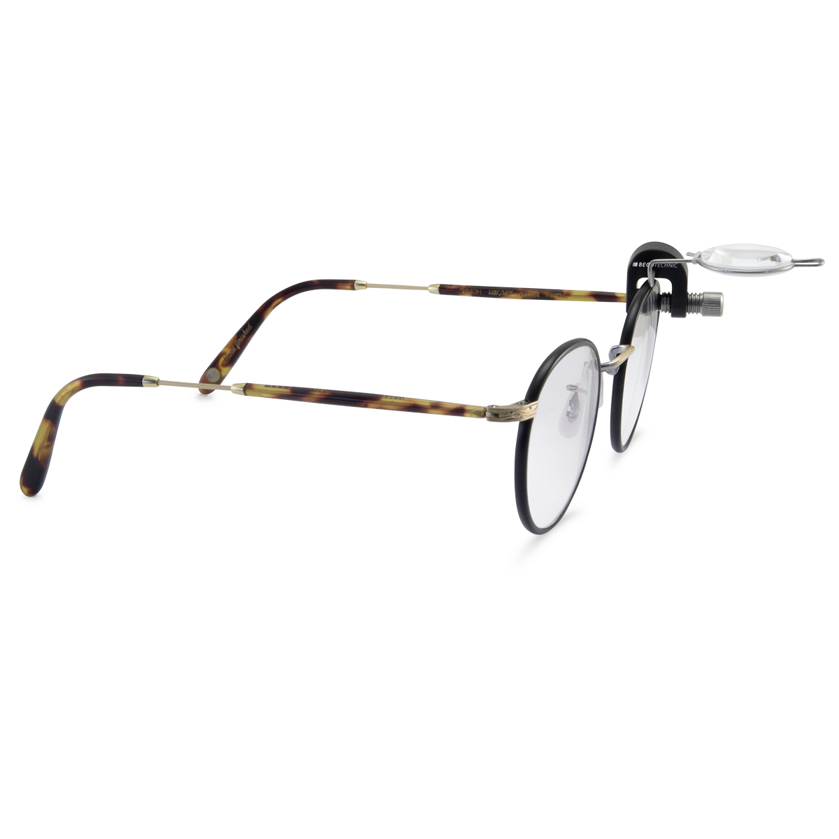 Magnifying glass for spectacles, 2,5x, left