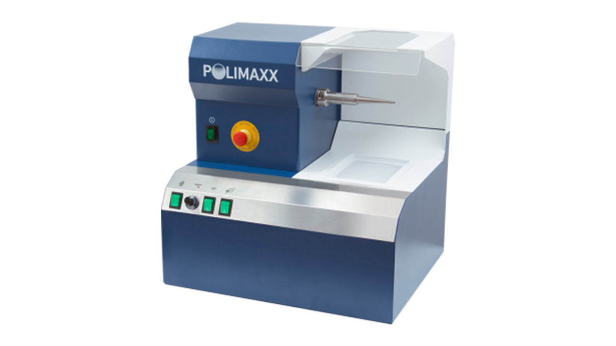 Poliermaschine Polimaxx 1, mit Absaugung, stufenlos, beleuchtet, wartungsfrei