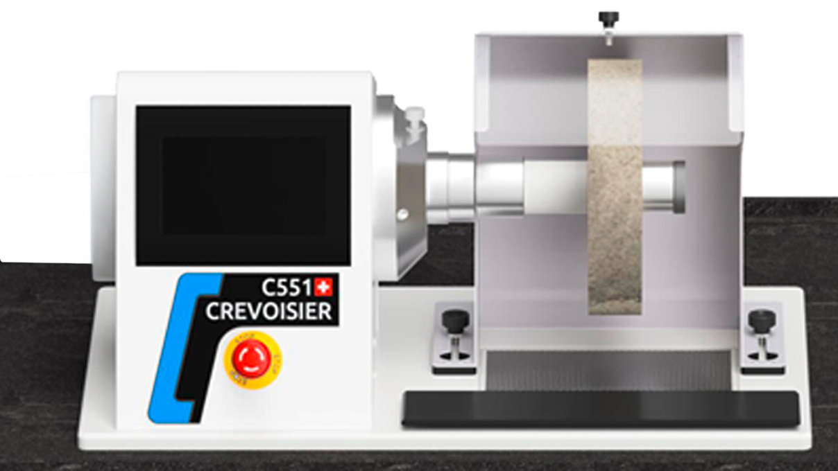Crevoisier C551 (M12) mit Werktisch SLINE Short, inkl. Absaugung, Tischplatte schieferfarben, ohne
Tischumrandung, Netzteil unten (400 V) Crevoisier C551 (M12) mit Werktisch SLINE2 Short, inkl. Absaugung, Tischplatte schieferfarben, mit
Tischumrandung, Netzteil unten (400 V)