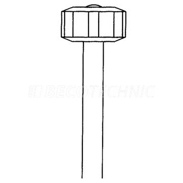 Riveting wheel Ø 8 mm