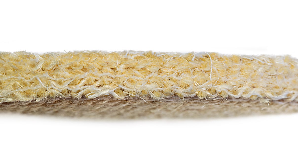 Polierscheibe, Sisalgewebe, Ø 150 x 10 mm, genäht, natur