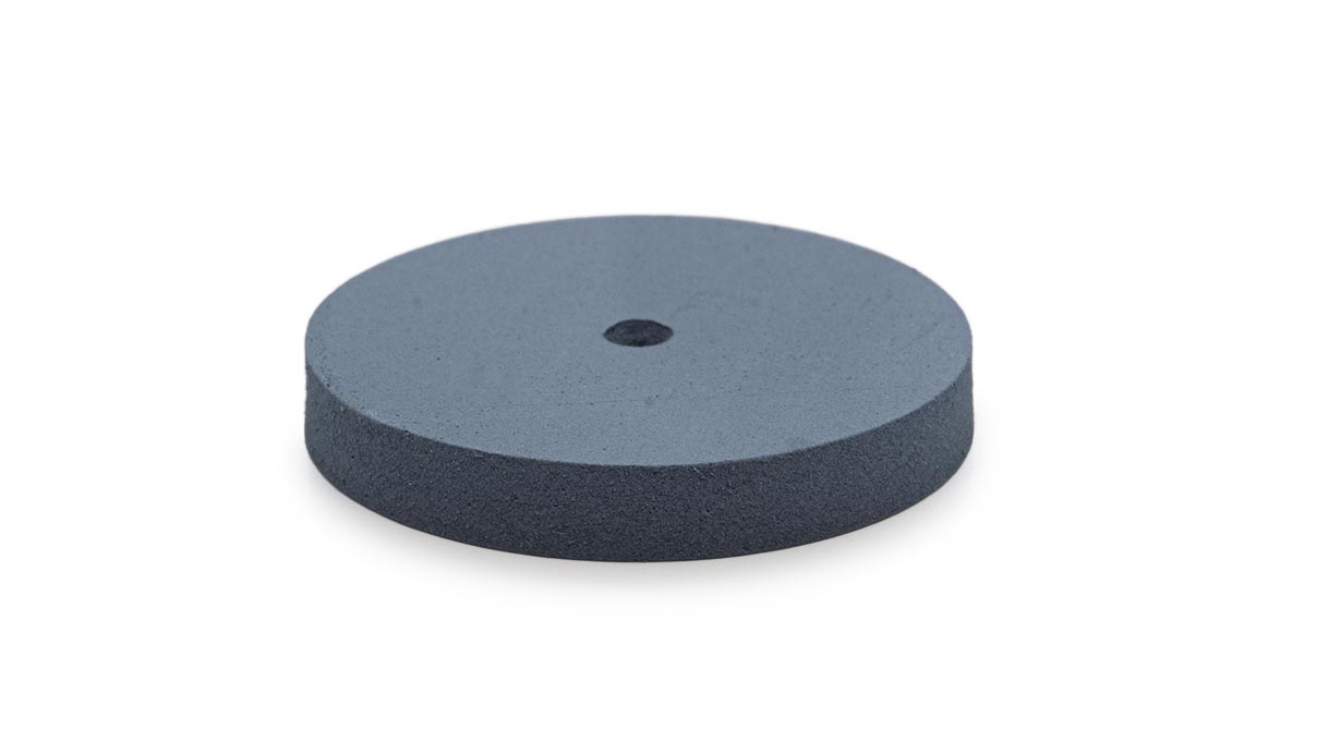 Polisher Airflex, green, wheel, Ø 22 x 3 mm, grain coarse