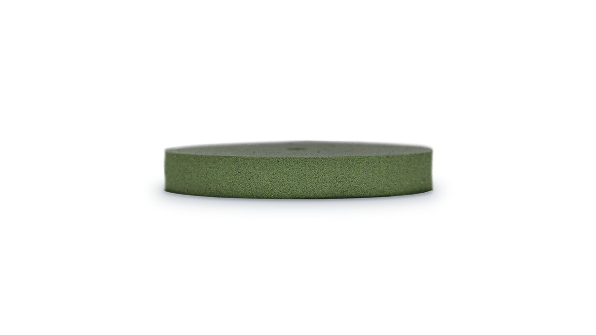 Polierer Eveflex, grün, Rad, Ø 22 x 3 mm, sehr weich, Korn fein