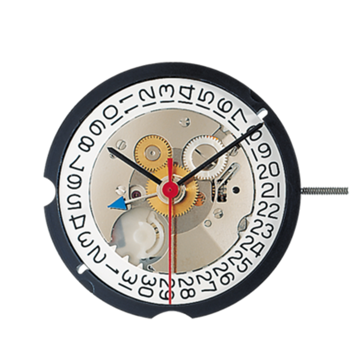AU-Werk Ronda 505.24H H2 10 1/2''' DATE3 SC, DUAL TIME 24H (by hand) Quarz (371 | SR920SW) - Powertech