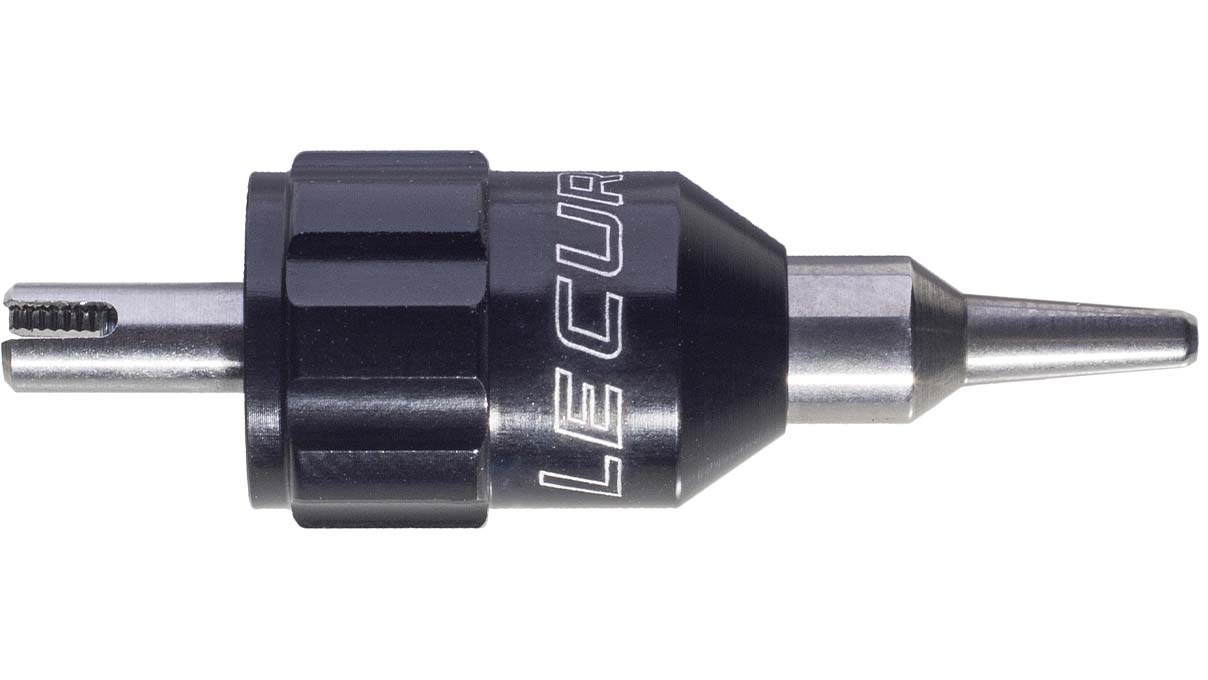 Lecureux screwdriver head Screw-On, Ø 3,2 mm, black, with bit holder