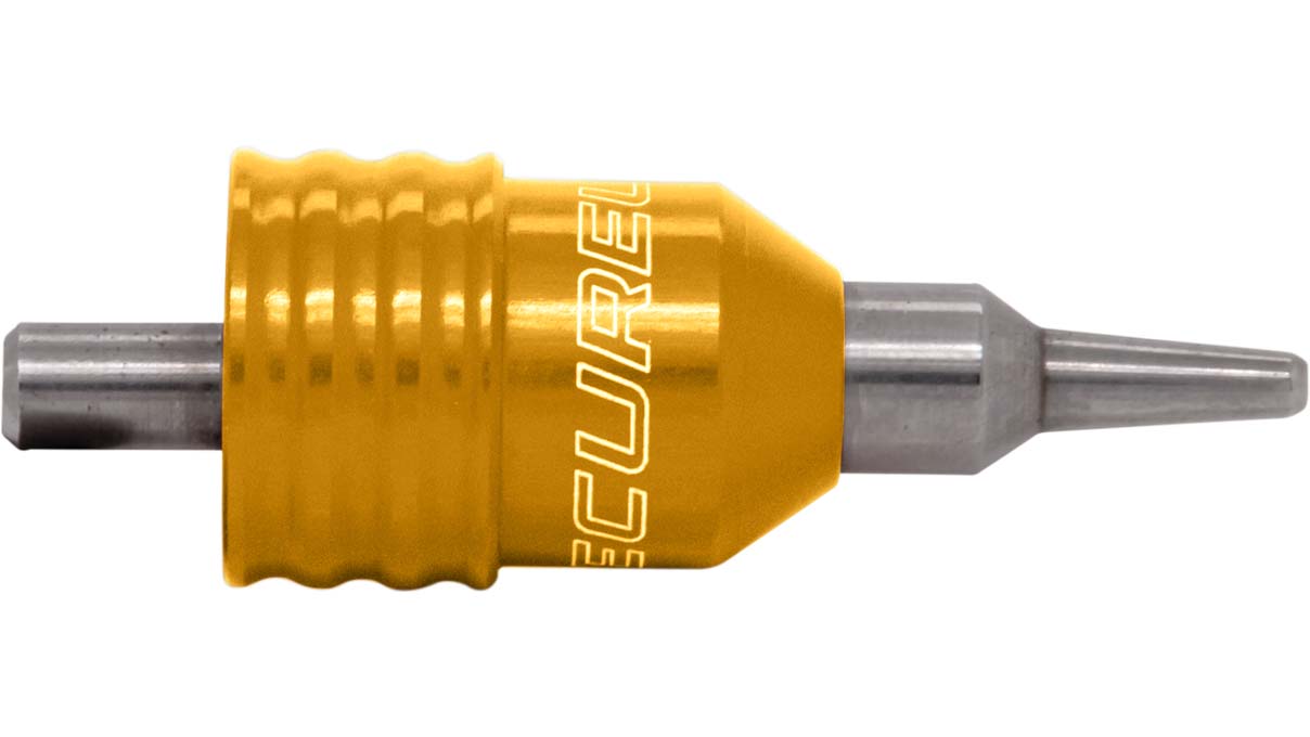 Lecureux Schraubendreherkopf Clip-On, Ø 0,7 mm, orange, mit Klingenhalter