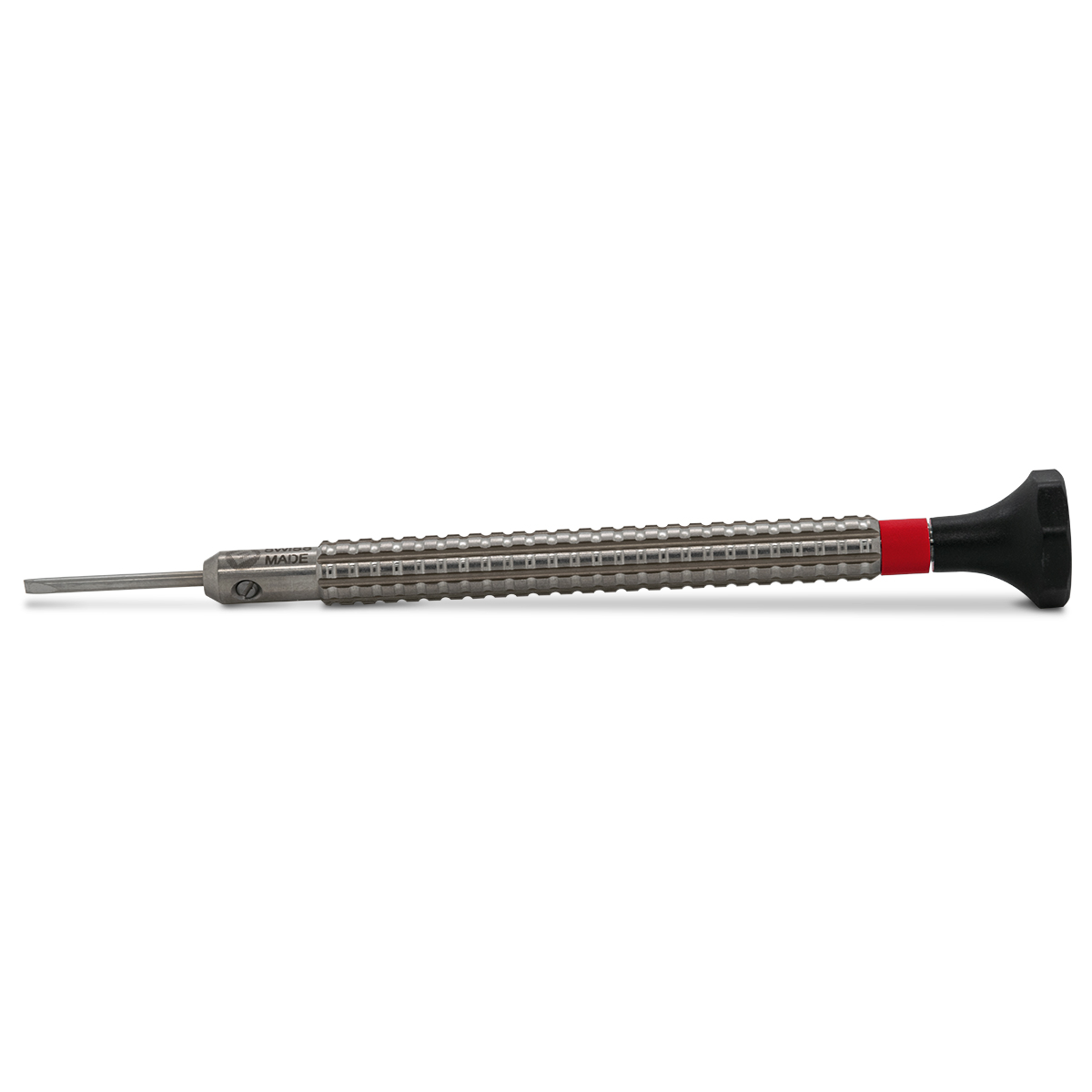 Bergeon 7965-120 schroevendraaier, mes Ø 1,2 mm, rood, voor draaimoment-trommel