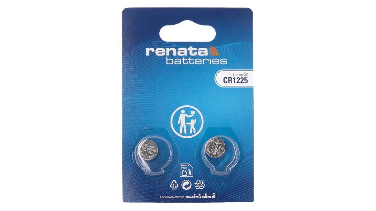 Renata CR 1225 lithium, lot de 2