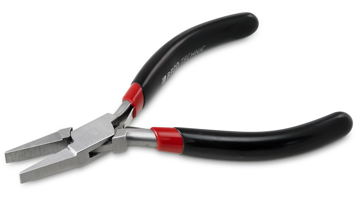 Platte tang, bek zonder snijrand