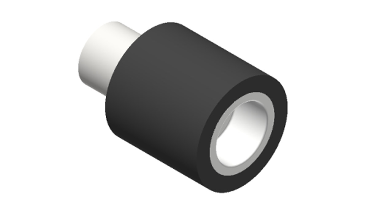 Polea de goma Ø 100 (M8), 80 Shore, negro, para máquinas Crevoisier Polea de goma Ø 100 (M8), 80 Shore, negro, para máquinas Crevoisier