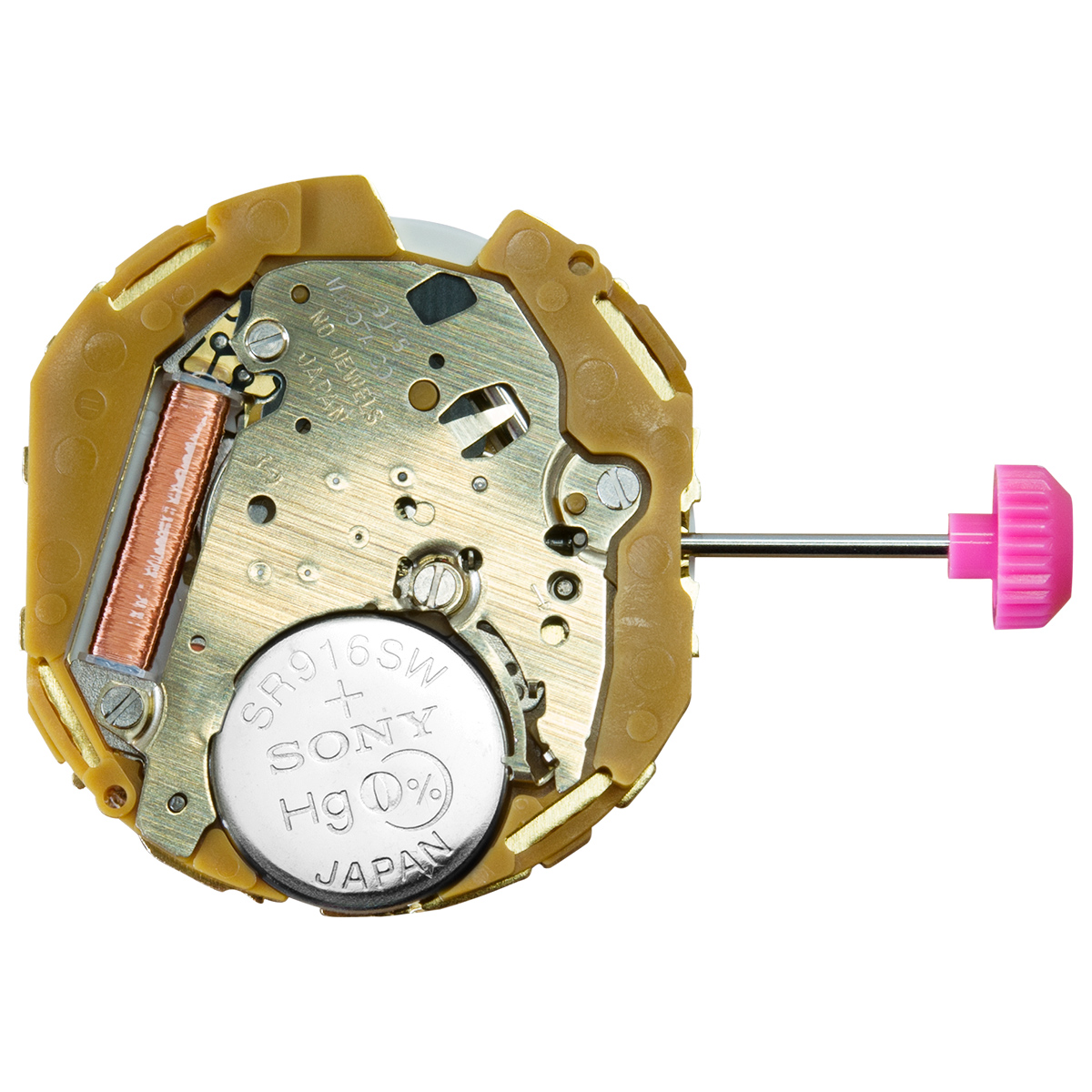 AU-Werk Miyota 9U15 10 1/2''' DATE3 NO SC Quarz (373 | SR916SW)