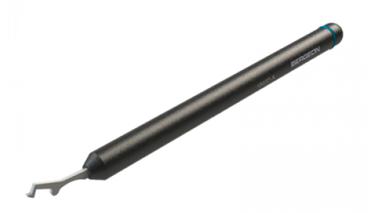 Bergeon 15432-A Hebel für Unruhkloben, schwarz, 5 mm