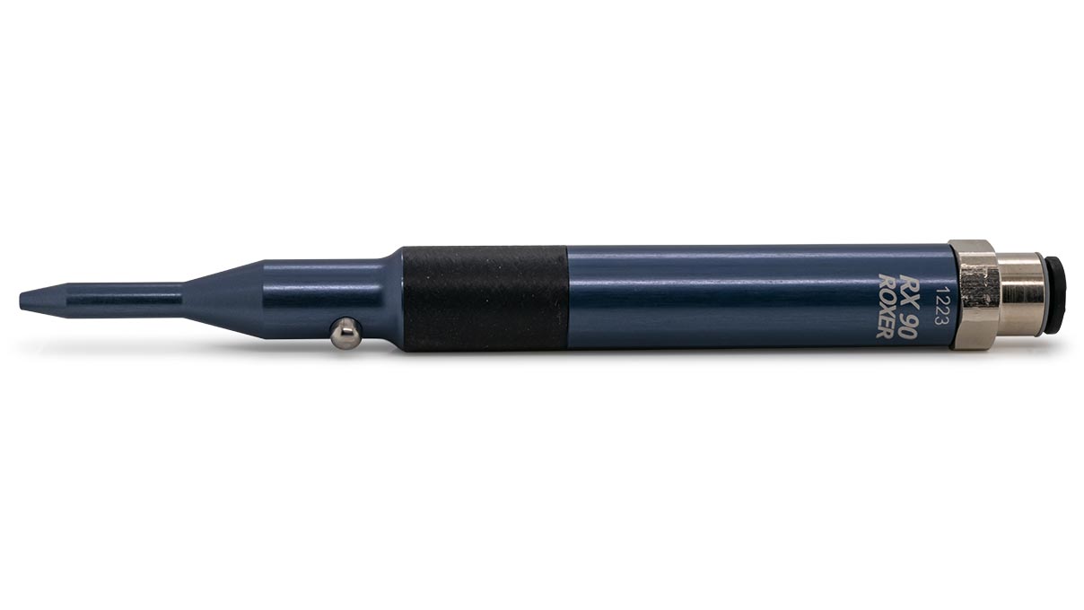 Handpiece RX 90 for compressed air, straight, up to 3 bar, without hose