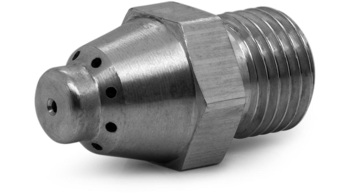 Safety nozzle for blow gun, M 12x1.25 (AG)