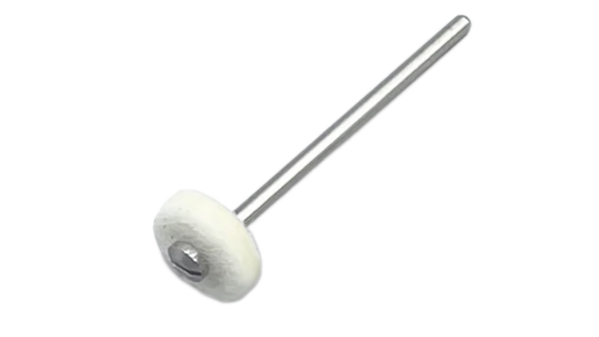 Jooltool Thin Mini Filzscheibe, Ø 10 mm, montiert