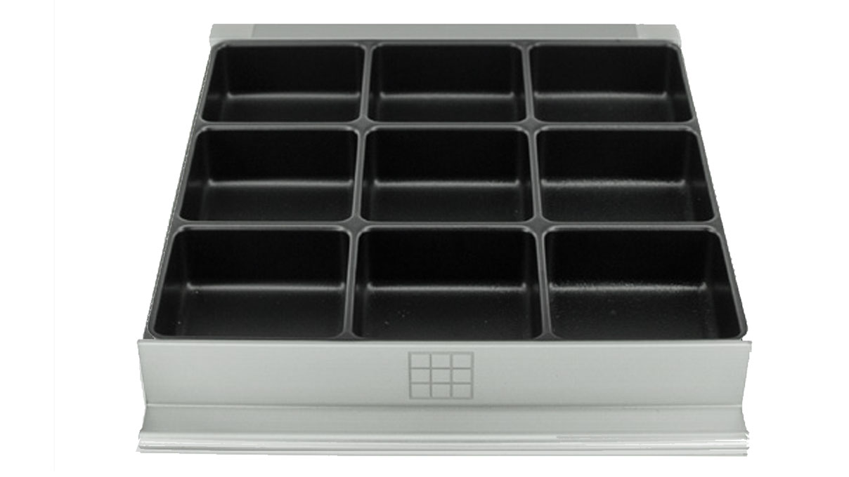 Bergeon 7014-G-V4 aluminum drawer cabinet (B-Cube)