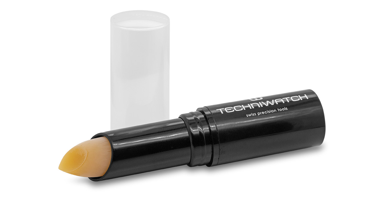 Bijenwasstift, hulpmiddel voor het monteren van horloges en sieraden