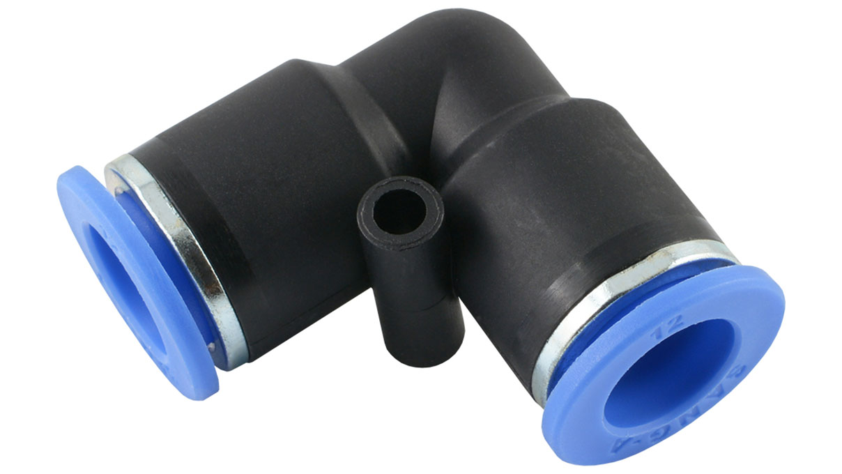 Elbow push in fitting 8mm, IQS standard