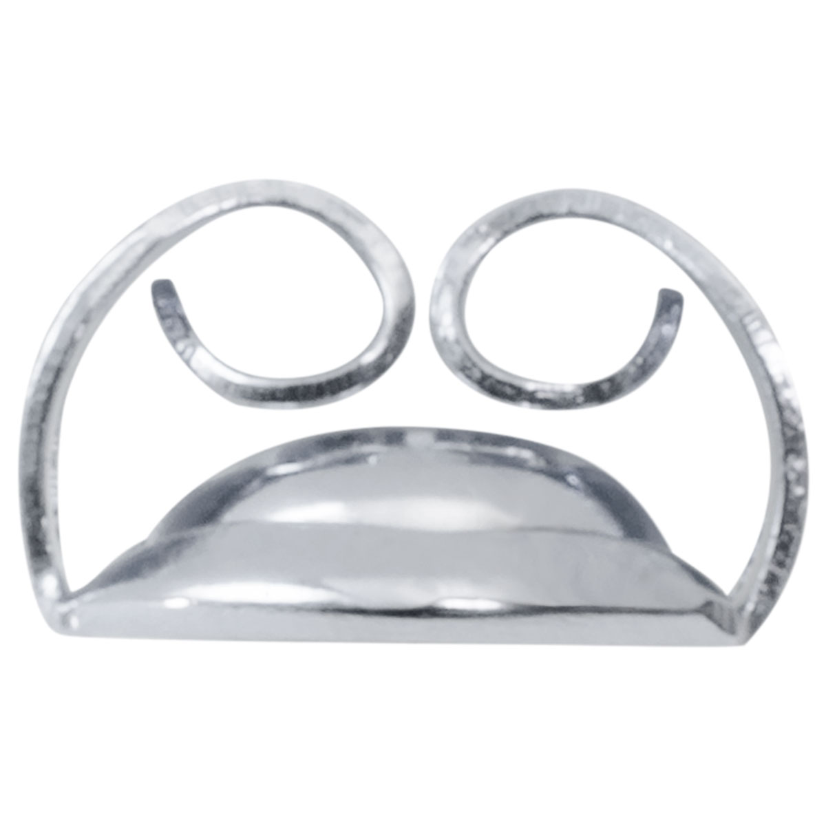Ear stud push-backs with safety brackets, 585/- WG Ø 6 mm