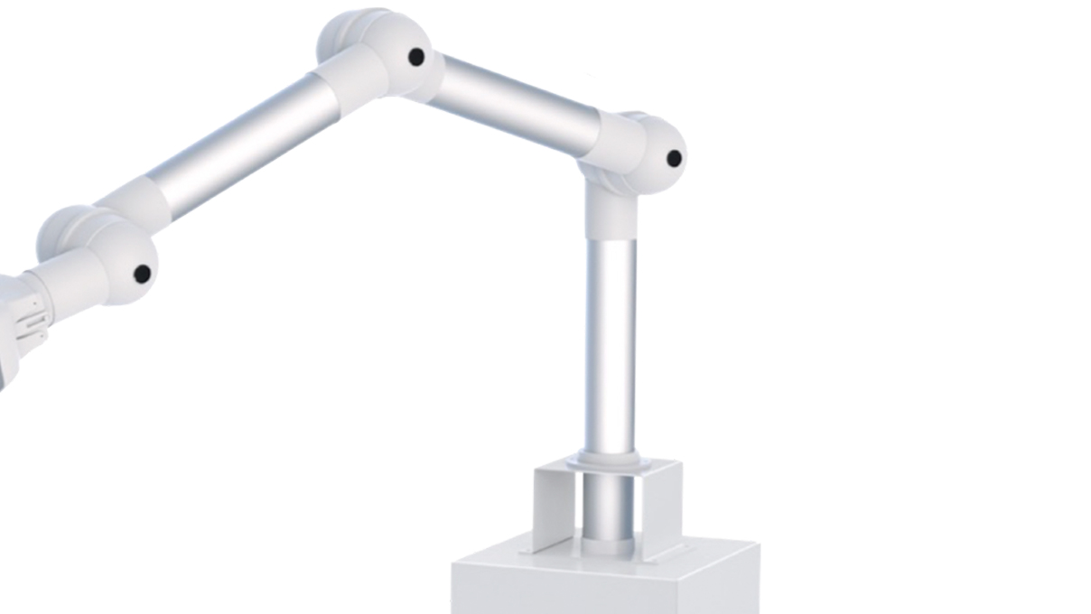 TBH Konsole System 50, zum direkten Aufbau eines Absaugarms der Serie AL-50 auf einer TBH Filter- und
Absauganlage, weiß