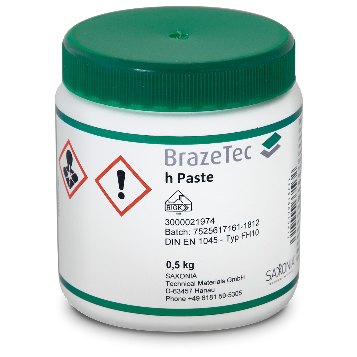 Brazing flux BrazeTec h paste 500 g