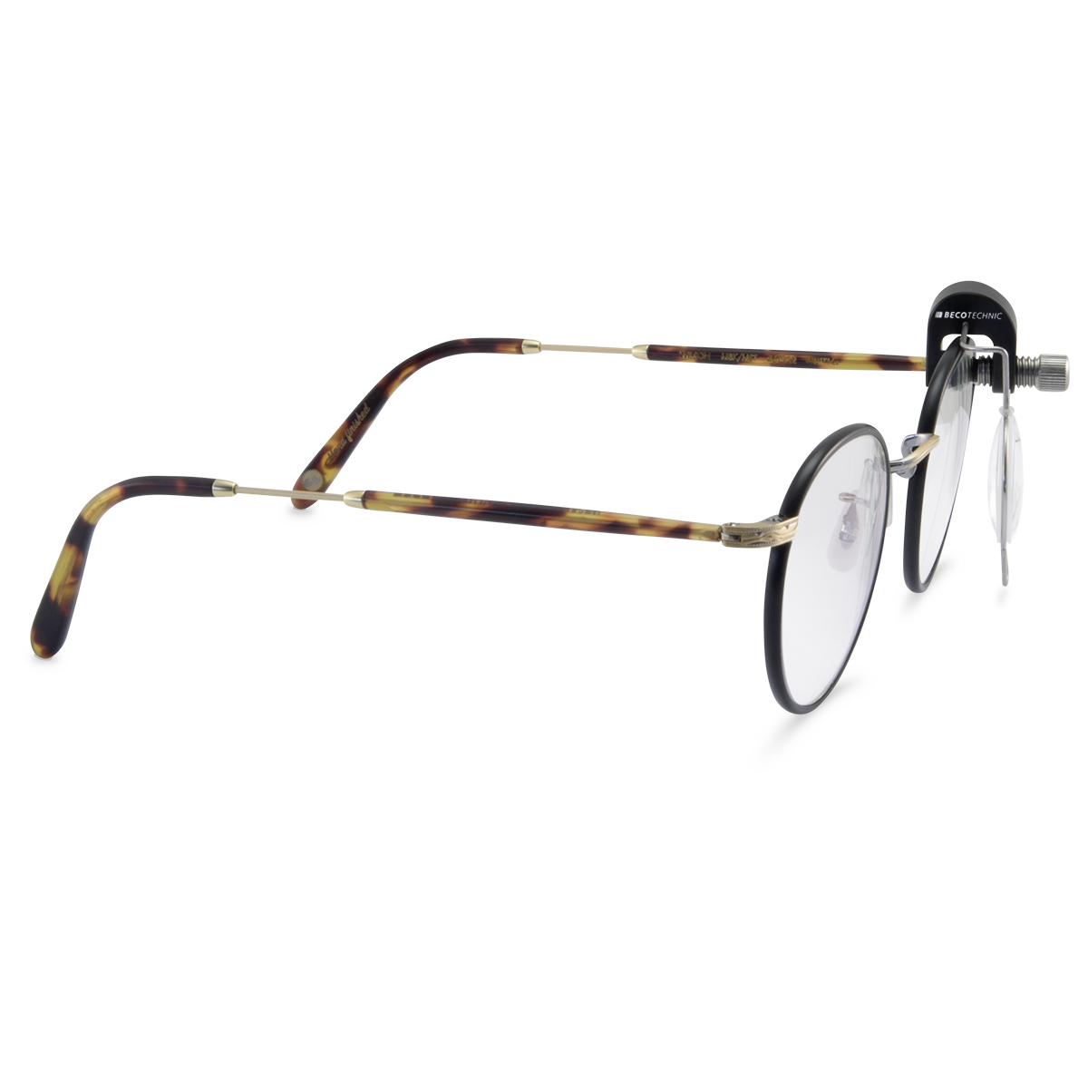 Magnifying glass for spectacles, 4x, left