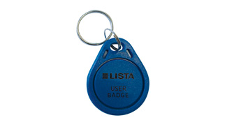 Lista program bagde voor RFID Lock, blauw, 5 stuks