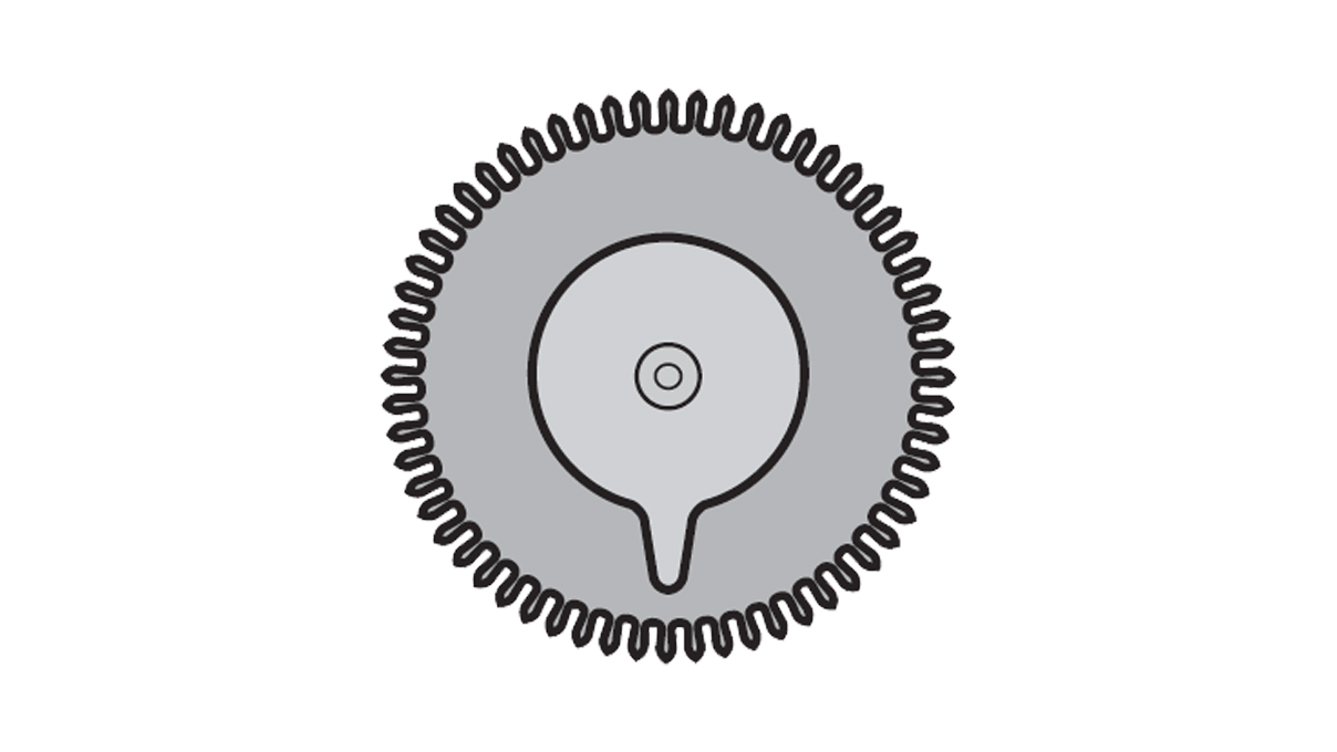 ETA002556.E63111 Datum aanduiding aandrijfwiel