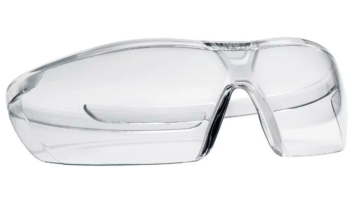 Schutzbrille pure fit, farblos, Sichtscheiben unbeschichtet, flexible Bügel