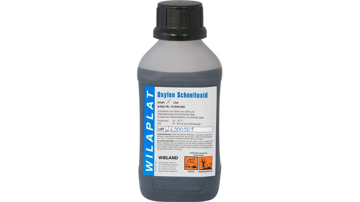 Wilaplat Oxylen rapid oxidizer, for silver and copper, alkaline, 1 l