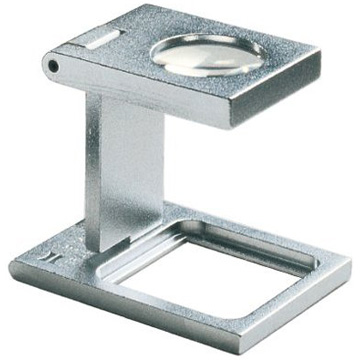 Eschenbach Fadenzähler aus Metall, bikonvex, 8x, Ø 15 mm