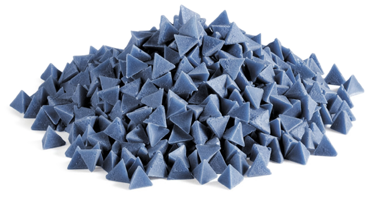 Abrasive PO 10, plastic, pyramid shape, coarse, 2 kg