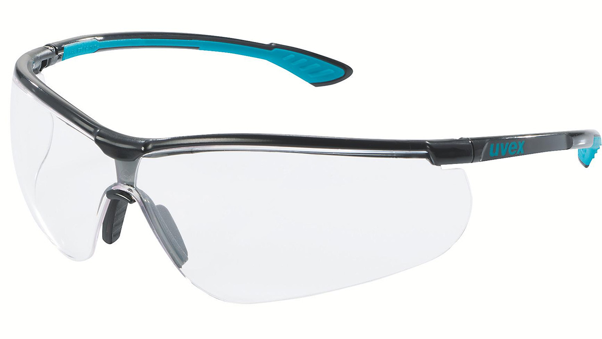 Protection glasses sport style, colorless, Supravision Sapphire coating, ergonomically shaped temples, UV
400