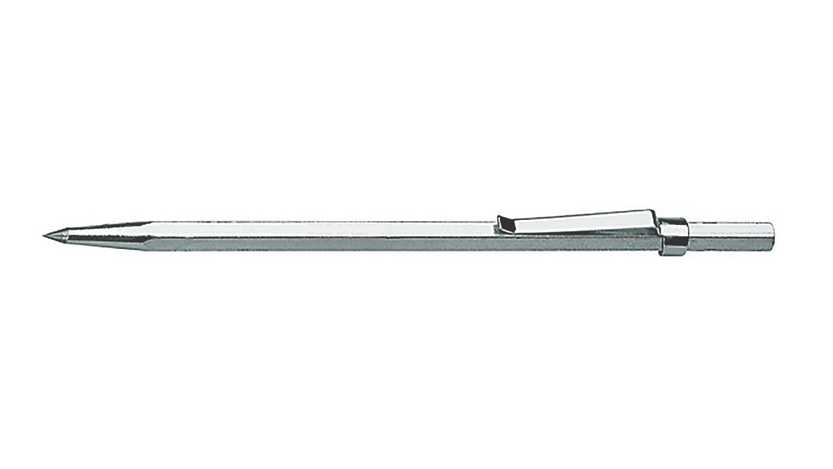 Scriber, length 150 mm, carbide, galvanized