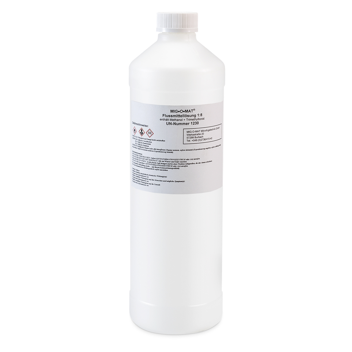 Flux solution 1:8, oxide-free, 1 liter