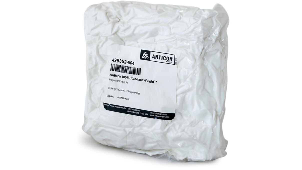Reinigungstücher Anticon 100 StandardWeight, 100 % Polyester, 23 cm x 23 cm, 150 Stück