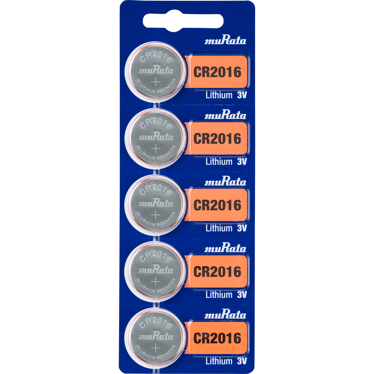 Murata Lithium batterie CR 2016 in strippacking