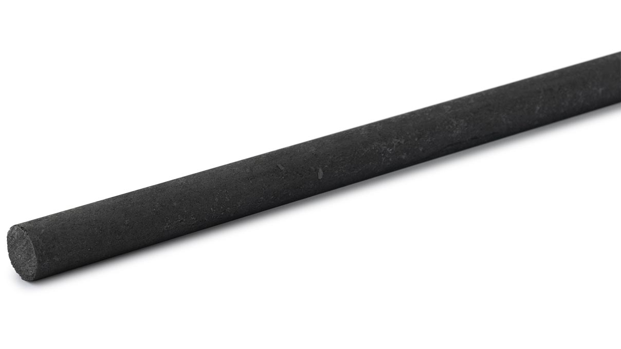 Graphite rod, solid, Ø 10 mm, length 300 mm