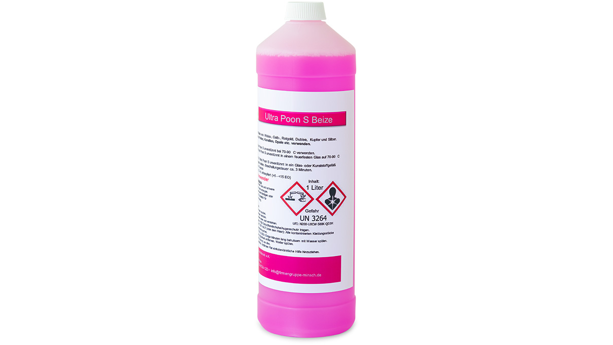 Ultra Poon S – Schmuckbeize zur Entfernung von Lötrückständen, 1 l