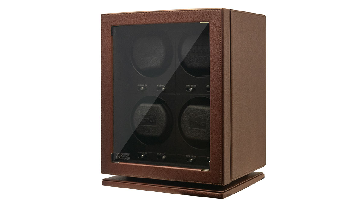 BLDC-B04 Watch winder for 4 watches, dark brown