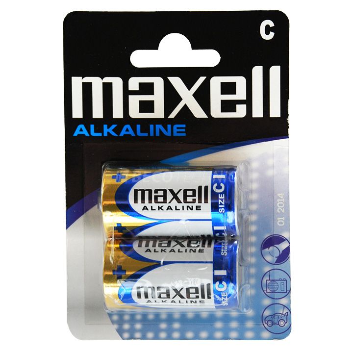 Maxell LR14 Alkaline 2er Blister, C Batterie