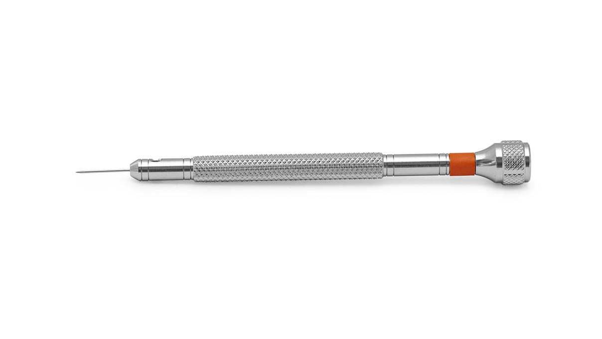 Bergeon 30080-01 schroevendraaier, inzet 0,5 mm, oranje
