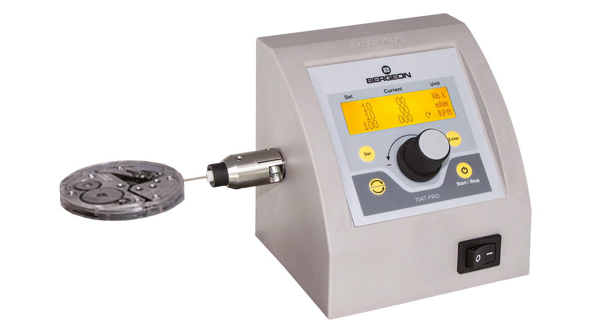 Bergeon 7047-PRO1 winding machine for mechanic and automatic watches