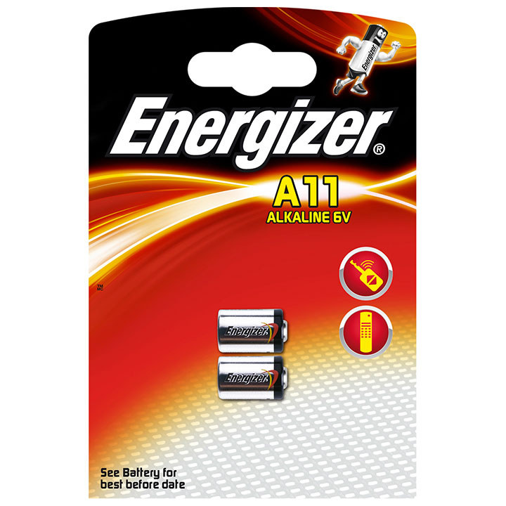 Energizer 2er Blister E11A Spezialbatterie 6 Volt, Alkali Mangan