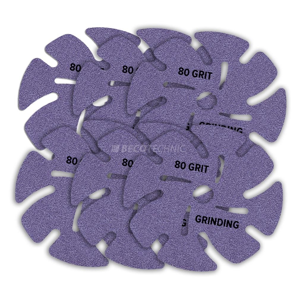 Jooltool 3M Ceramic grinding abrasive, grades 80 grit, Ø 100 mm, 6 pieces