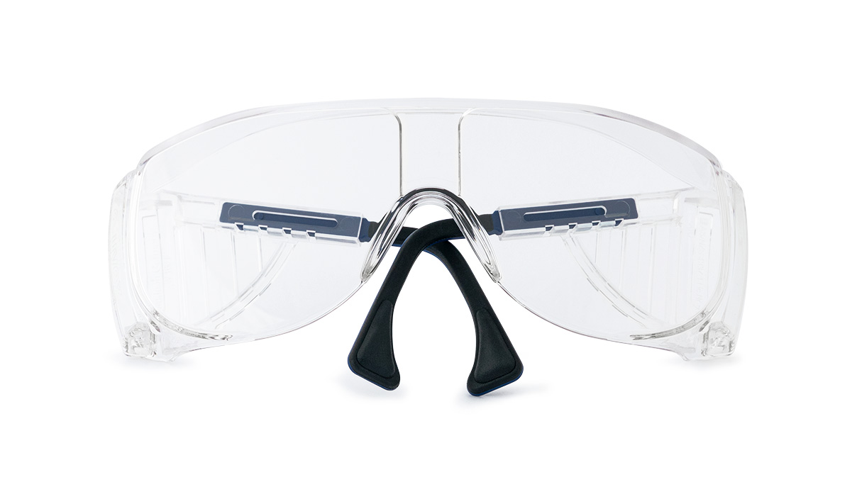 Überbrille für Brillenträger mit verstellbaren Bügeln, beschlagfrei, EN 166